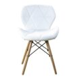 Dizajnová stolička biela