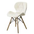 Dizajnová stolička béžová