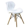 Dizajnová stolička biela